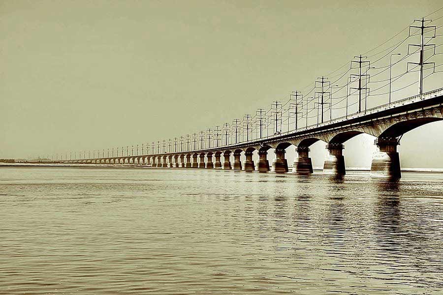 Bangabandhu Railway Bridge will be constructed over the Jamuna River next to the Bangabandhu Bridge –File photo