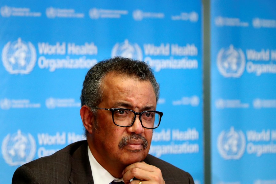 World Health Organization chief Tedros Adhanom Ghebreyesus - Reuters file photo