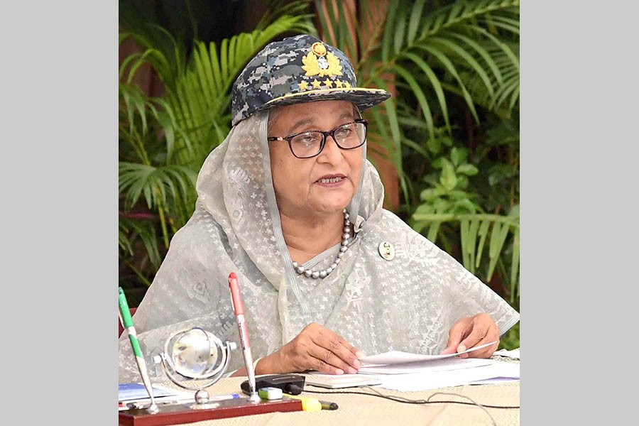 Prime Minister Sheikh Hasina. Photo: Focus Bangla