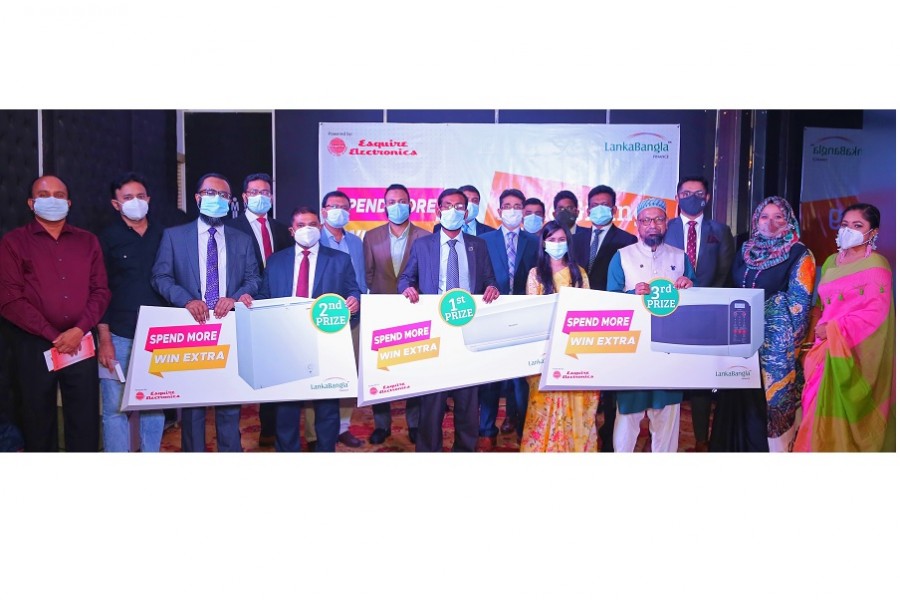 LankaBangla credit card spending campaign’s awards giving ceremony 