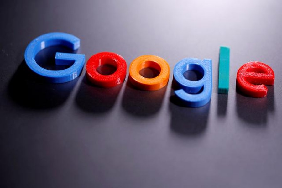 A 3D printed Google logo is seen in this illustration taken April 12, 2020 — Reuters/Files