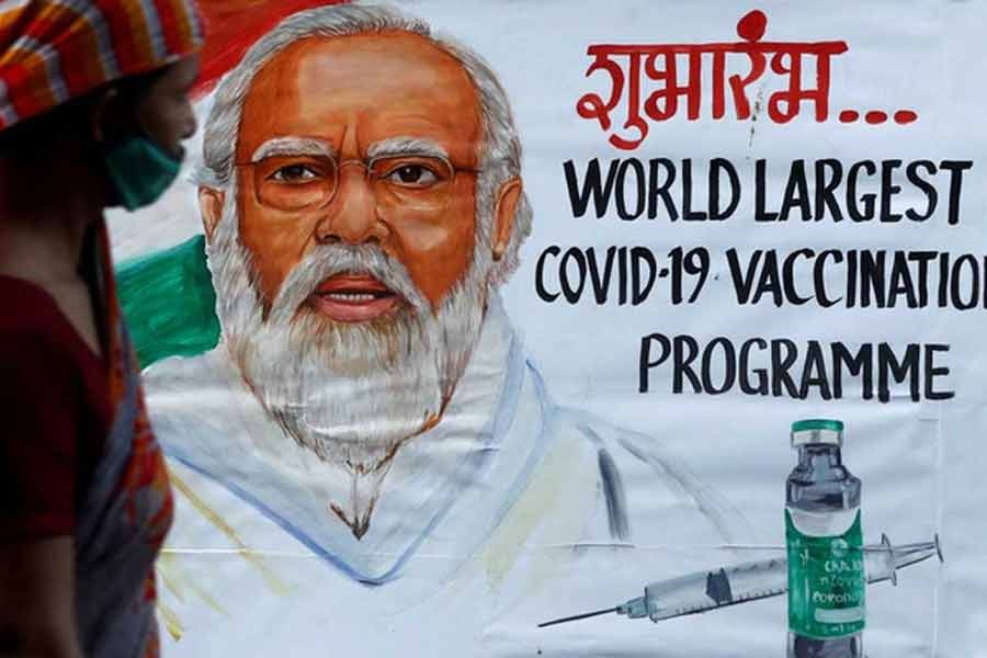 India inoculates more than one million people in a week