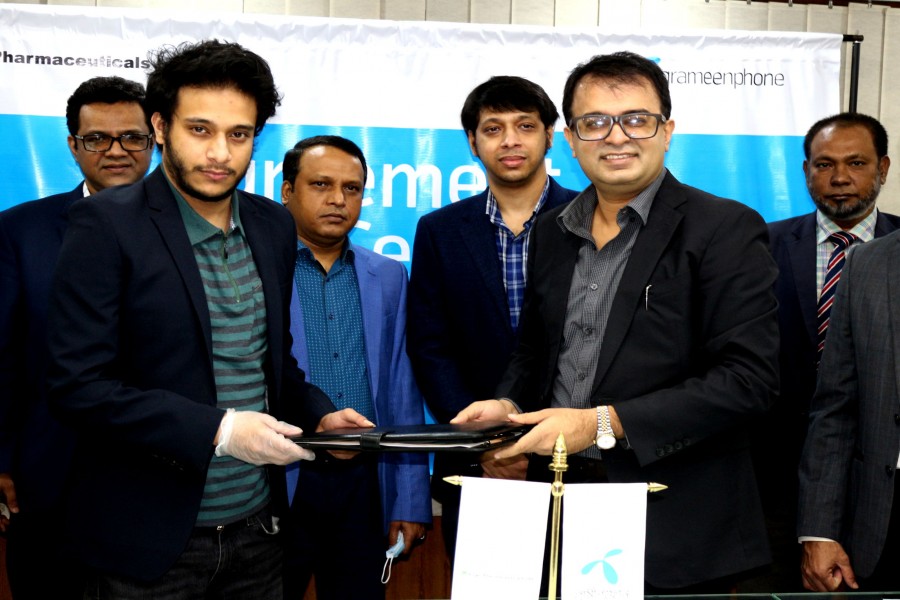 Grameenphone, Virgo Pharmaceuticals sign MoU for digital growth