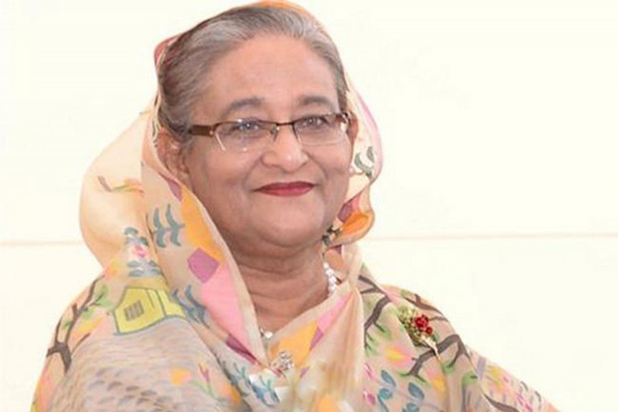 File photo of Prime Minister Sheikh Hasina