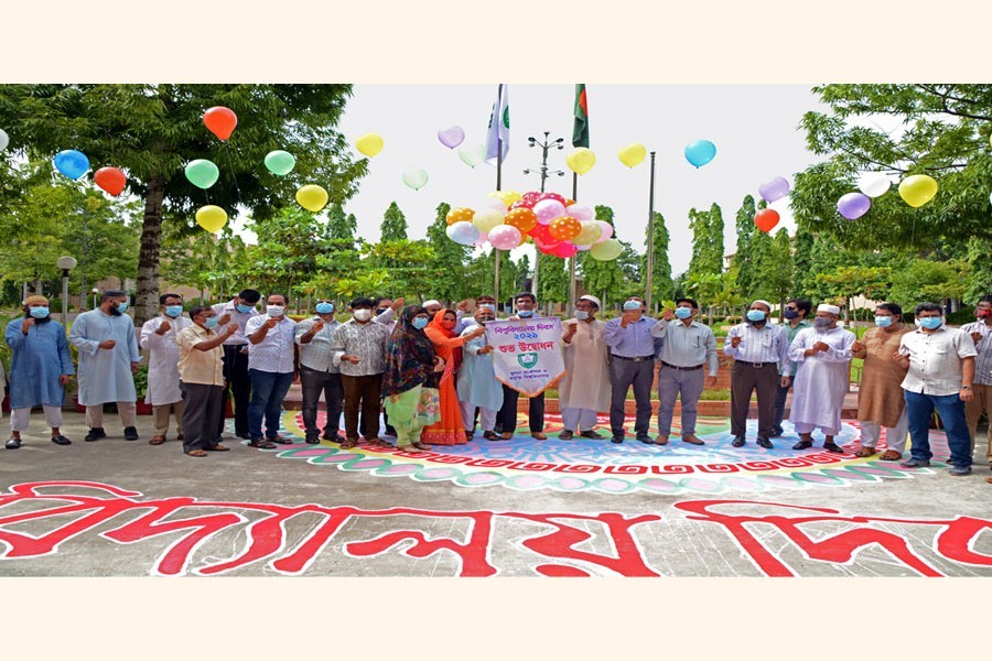 Khulna University of Engineering and Technology celebrated its 18th anniversary on Wednesday — FE Photo