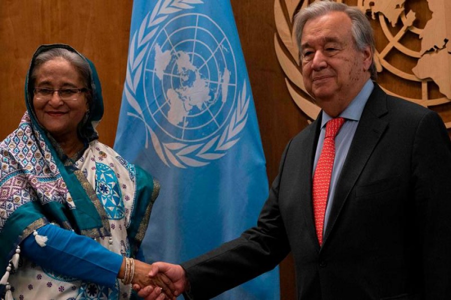 UN chief lauds Bangladesh's immense development