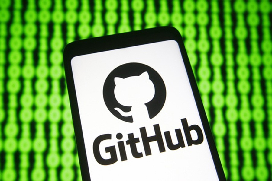 In this photo illustration a GitHub logo of a provider of Internet hosting for software development is seen on a smartphone screen (Photo by Pavlo Gonchar / SOPA Images/Sipa USA)