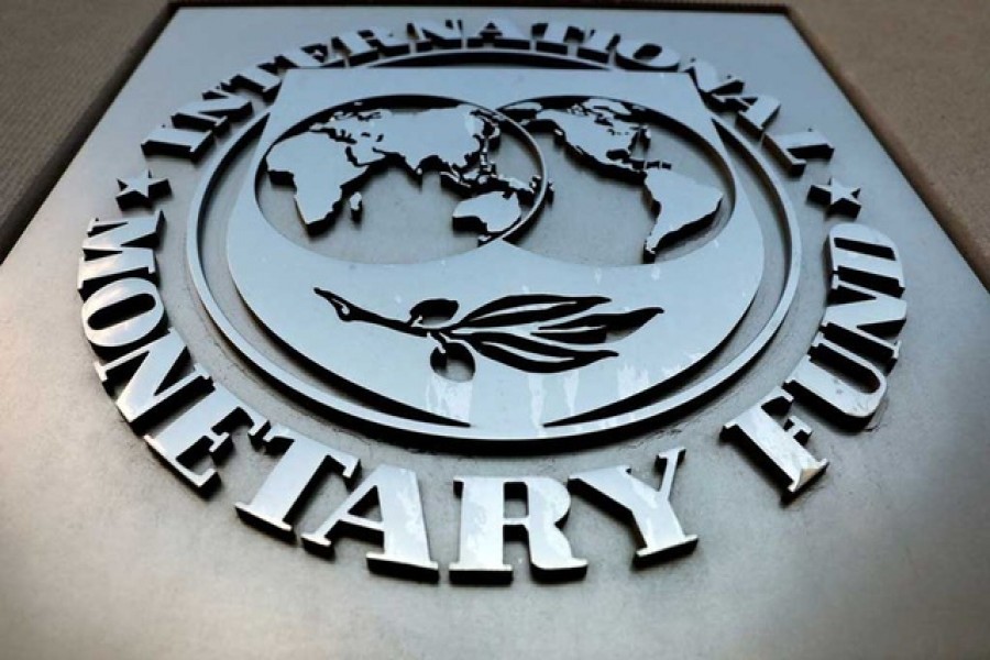 The International Monetary Fund (IMF) logo is seen outside the headquarters building in Washington, US September 4, 2018 — Reuters/Yuri Gripas