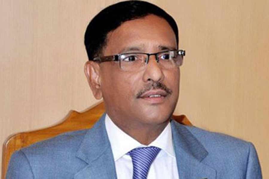 BNP's call for movement nothing but a delirious talk: Obaidul Quader