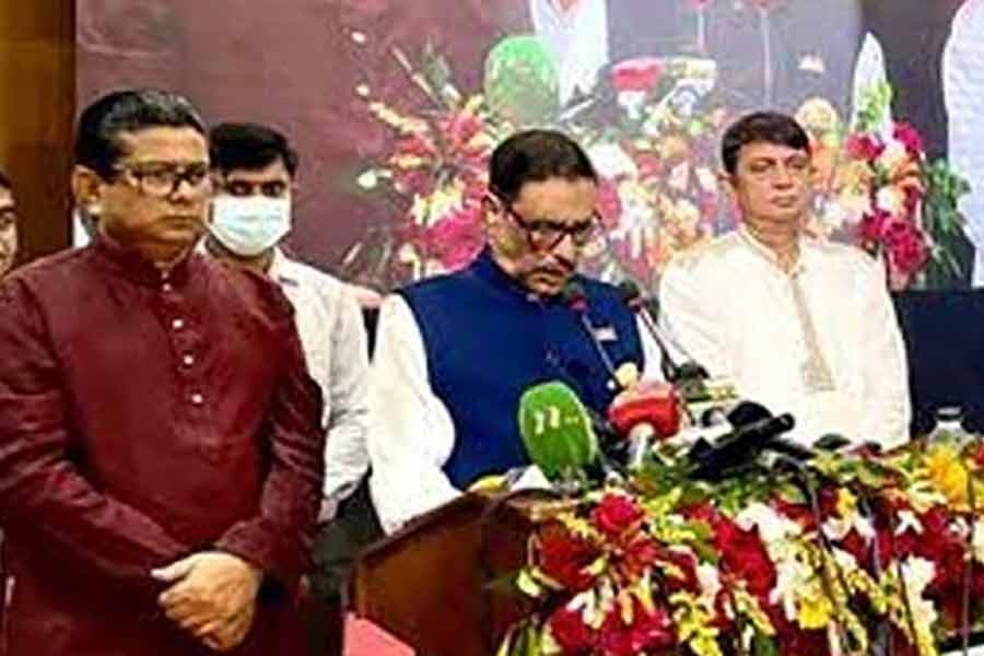 Obaidul Quader urges BNP to join elections dropping thoughts of caretaker govt
