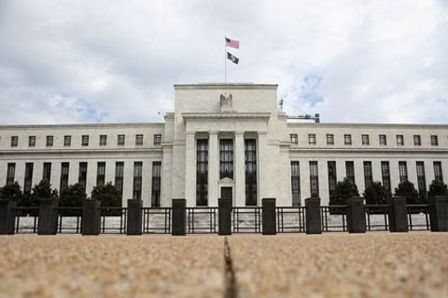 The Federal Reserve building is pictured in Washington, DC, U.S., Aug 22, 2018. REUTERS/Chris Wattie