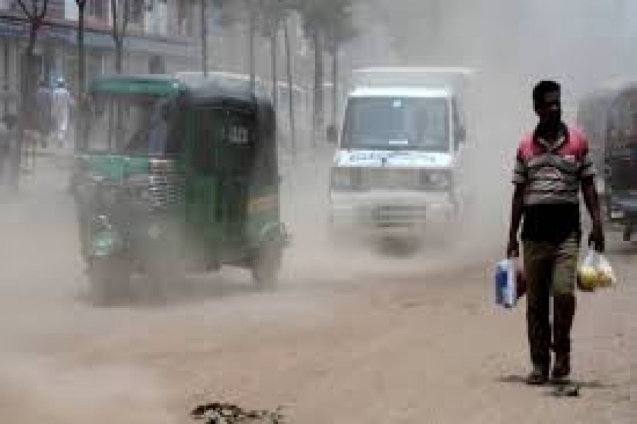 AQI: Dhaka’s air still ‘unhealthy’ this morning