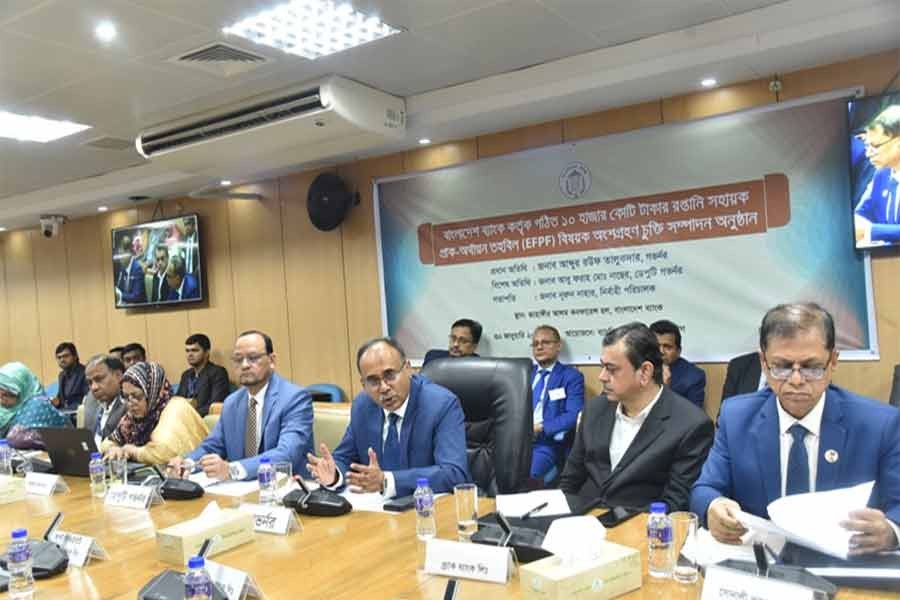 BB inks deal with 49 banks for export facilitation pre-finance fund